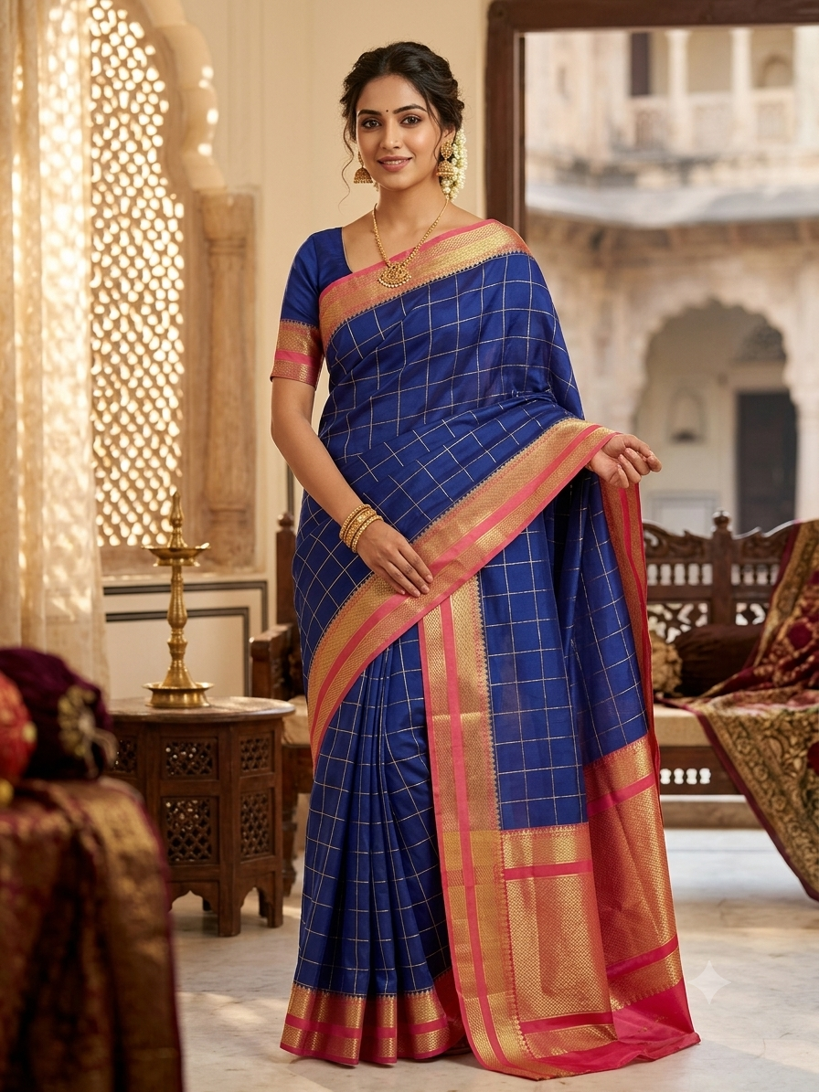 Pure Mysore Silk Saree.
