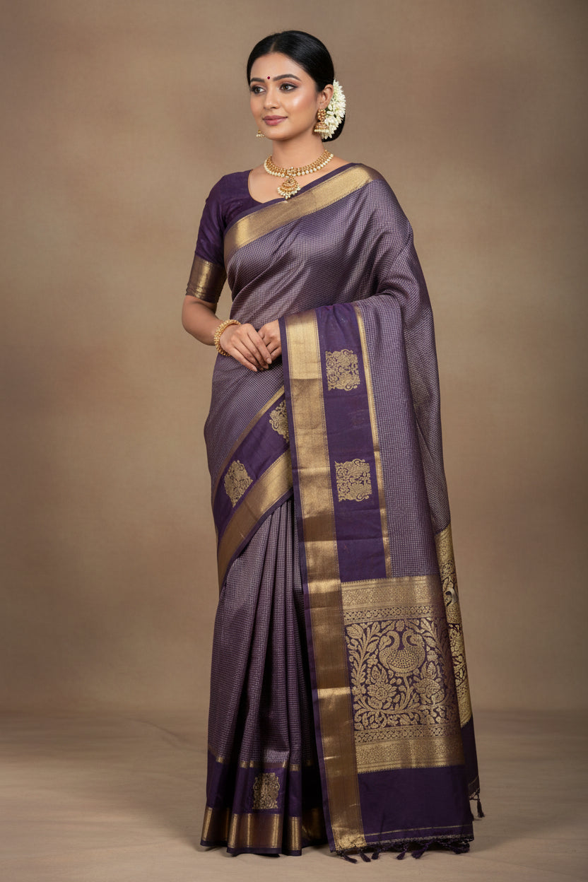 Kanchi Mix Silk Saree