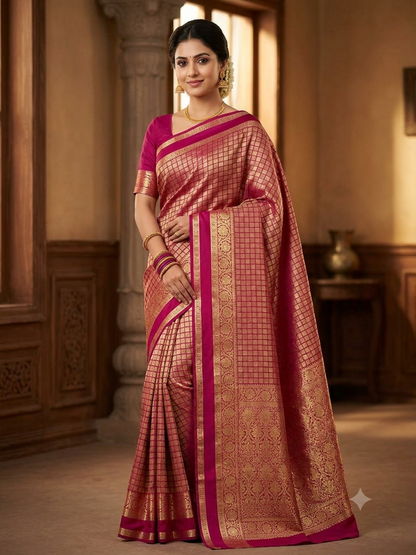 Pure Mysore Silk Saree.