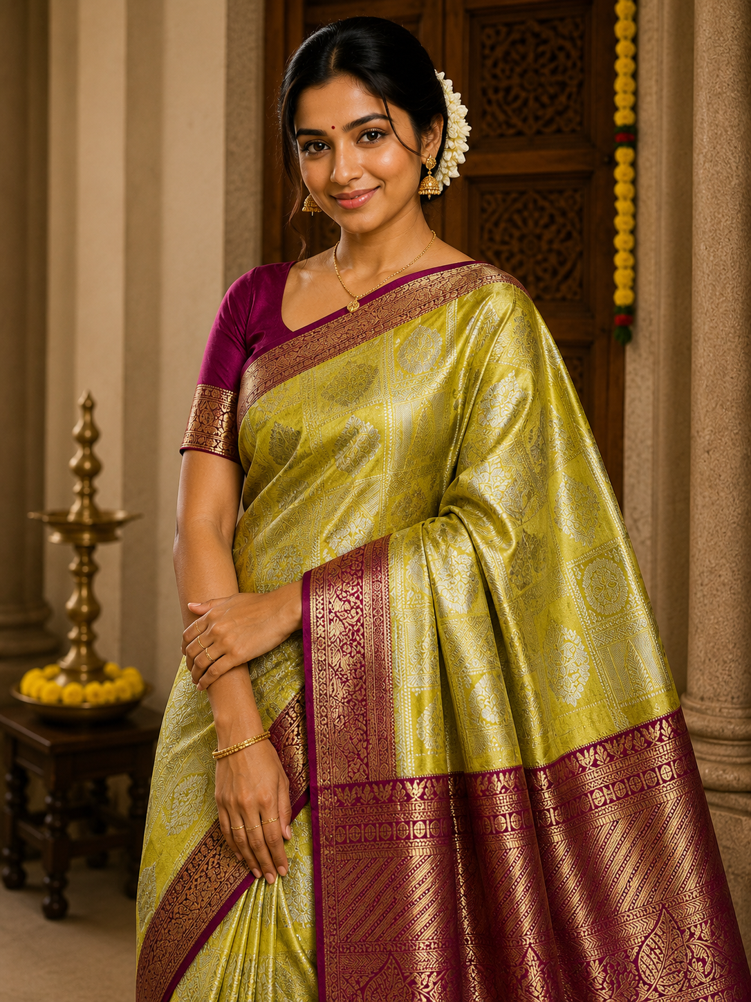 Pure Kanchipuram Silk Saree