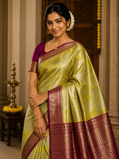 Pure Kanchipuram Silk Saree