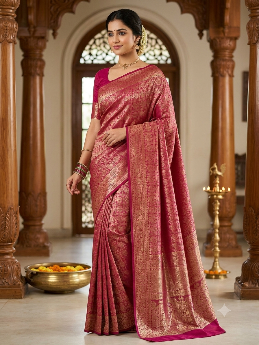 Pure Kanchipuram Silk Saree