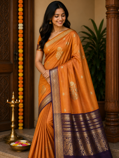 Pure Kanchipuram Silk Saree