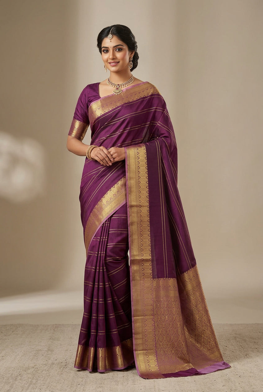 Pure Mysore Silk Saree.