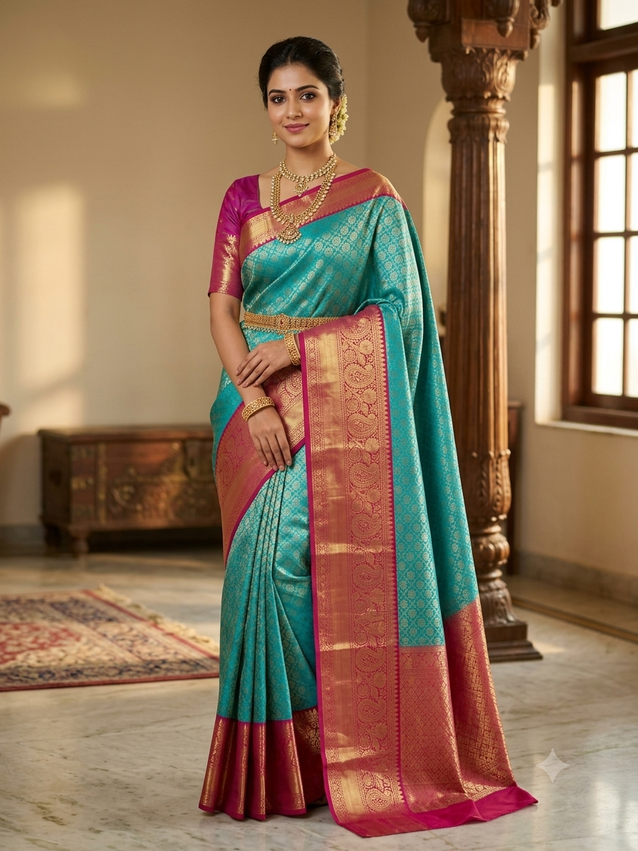 Pure Kanchipuram Silk Saree