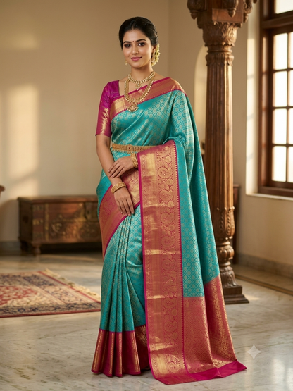 Pure Kanchipuram Silk Saree