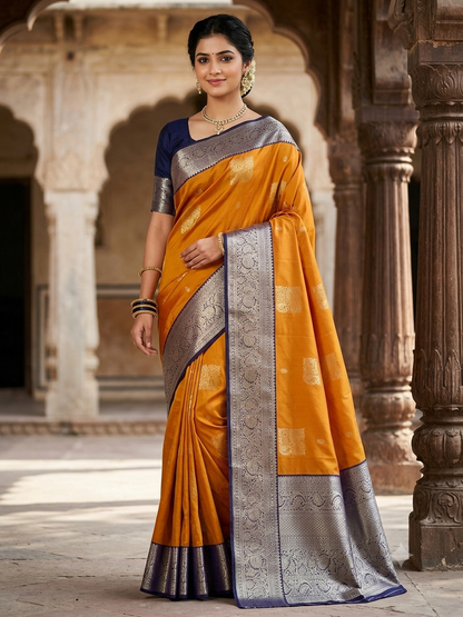 Kanchi Mix Silk Saree