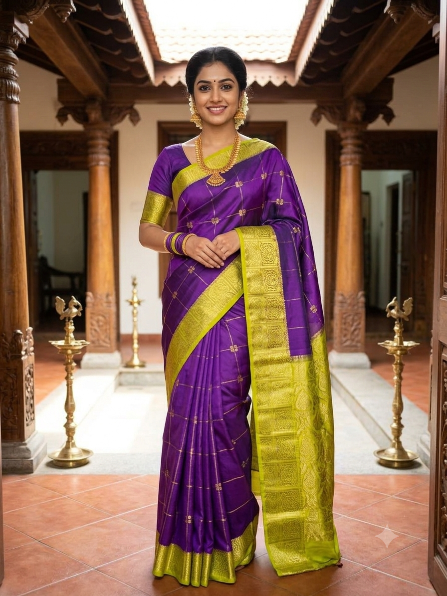 Pure Mysore Silk Saree.