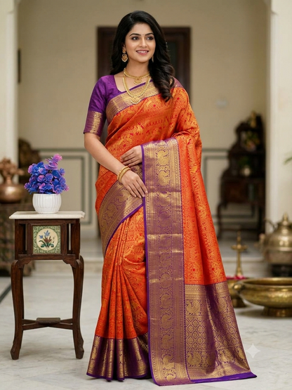 Pure Kanchipuram Silk Saree