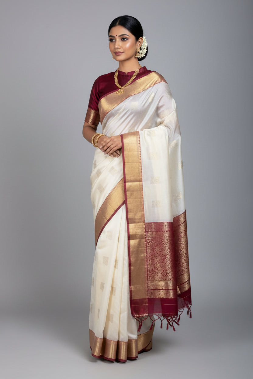 Kanchi Mix Silk Saree