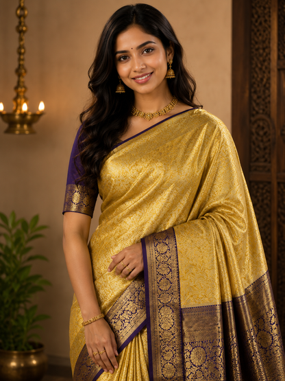 Pure Kanchipuram Silk Saree
