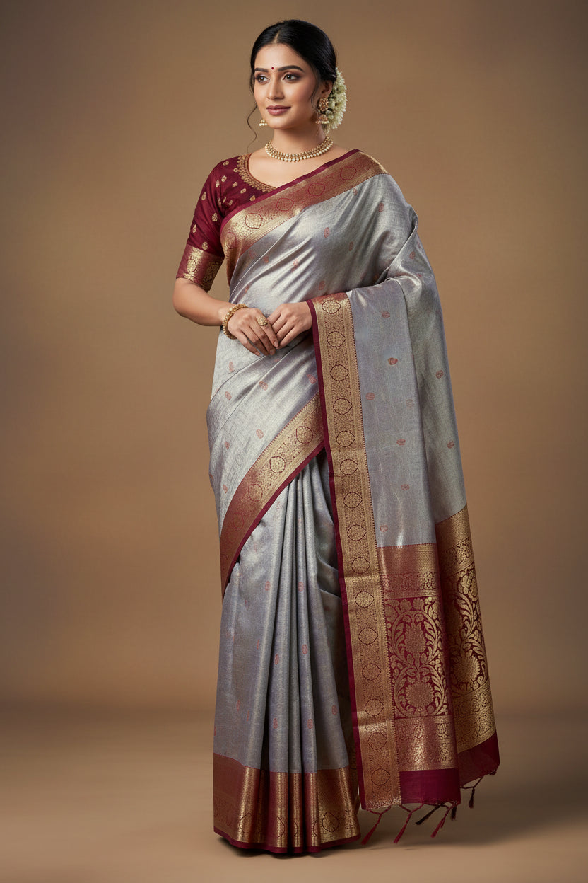 Kanchi Mix Silk Saree