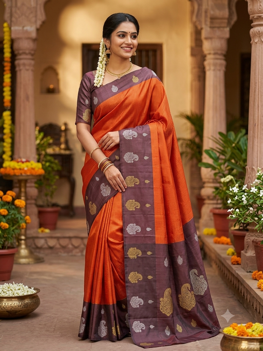 Pure Kanchipuram Silk Saree