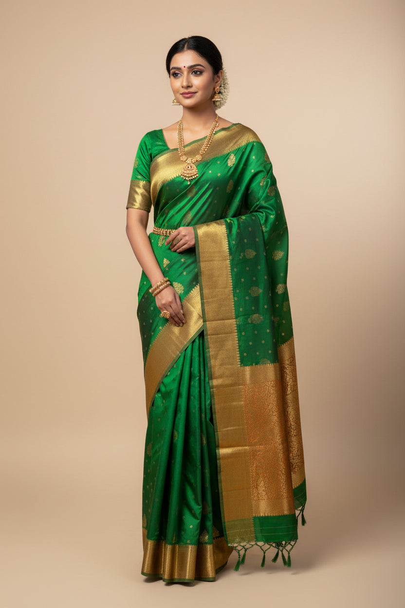 Kanchi Mix Silk Saree