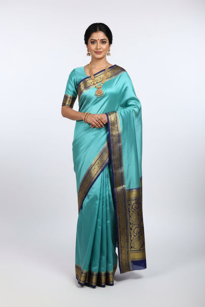Pure Mysore Silk Saree ( 60 Grams )