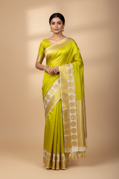 Pure Mysore Silk Saree.
