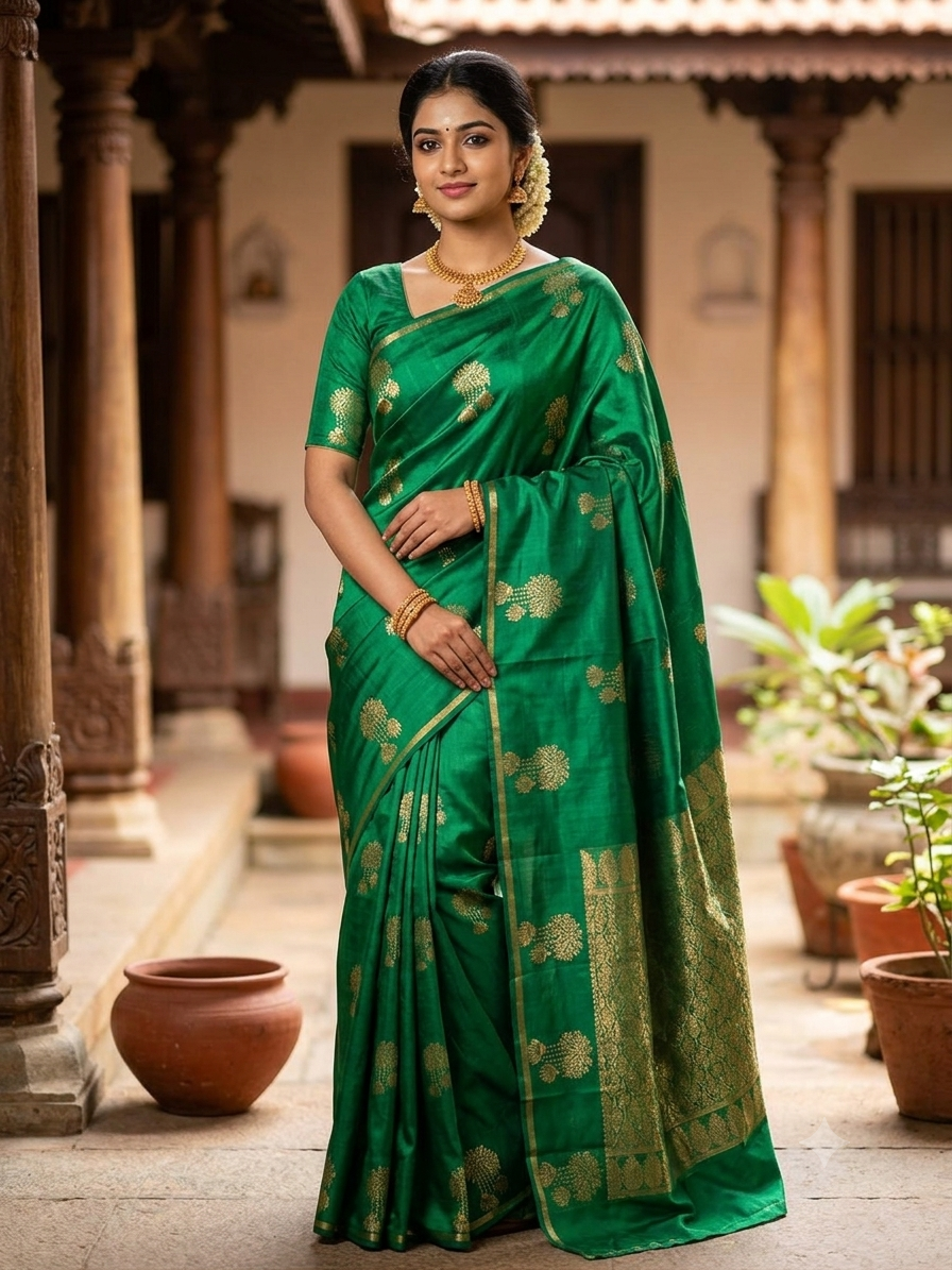 Kanchi Mix Silk Saree