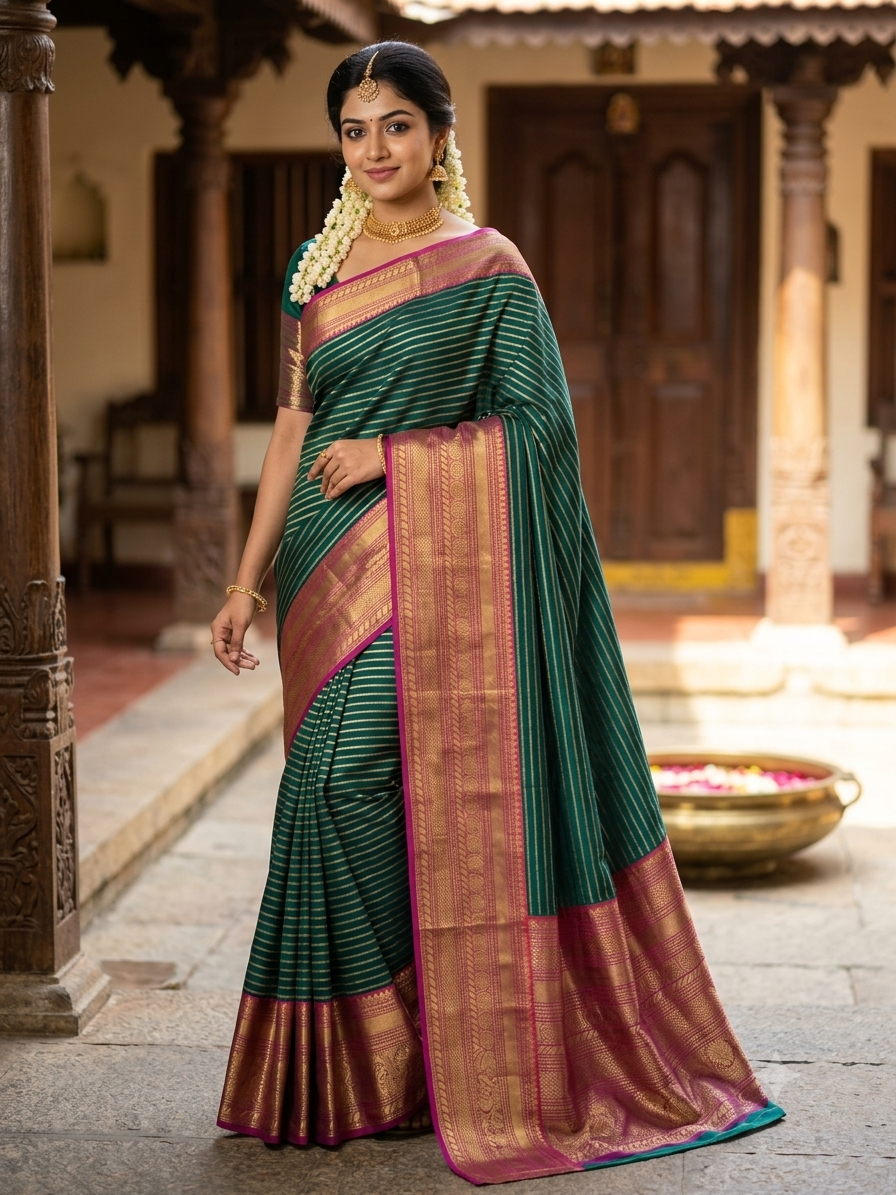 Pure Kanchipuram Silk Saree