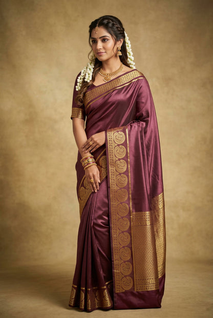 Pure Mysore Silk Saree.