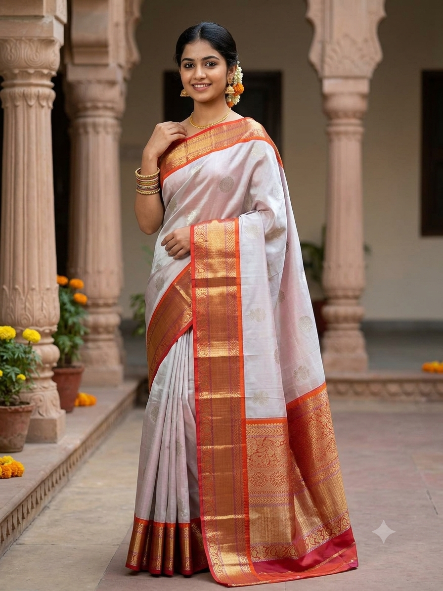 Pure Kanchipuram Silk Saree