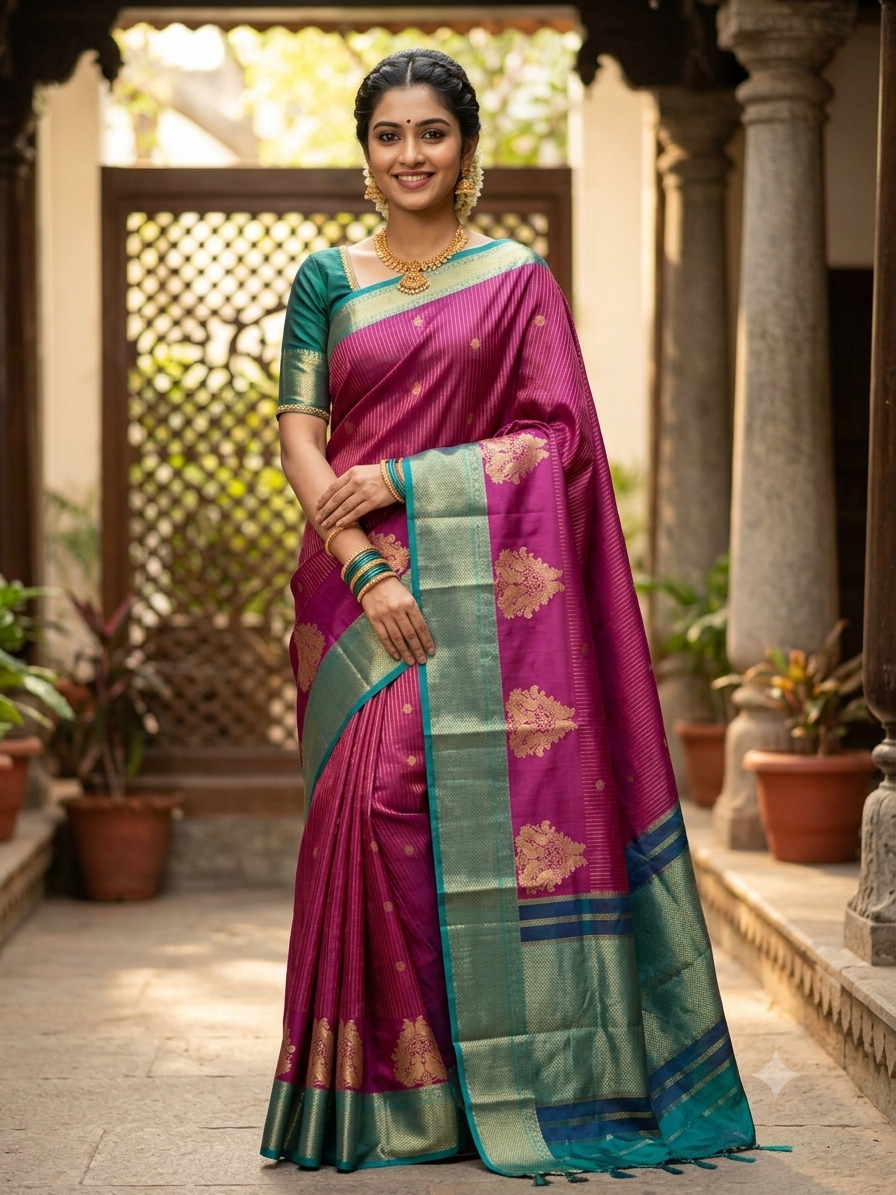 Pure Kanchipuram Silk Saree