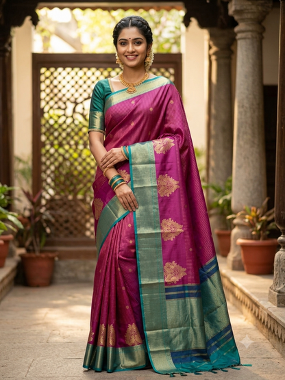 Pure Kanchipuram Silk Saree