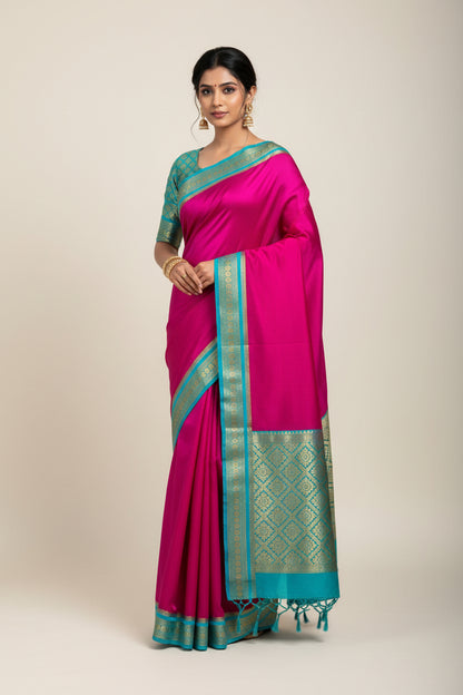 Pure Mysore Silk Saree.