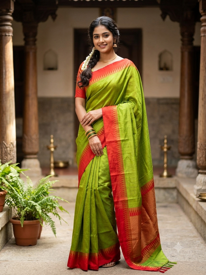 Pure Cotton Silk Saree