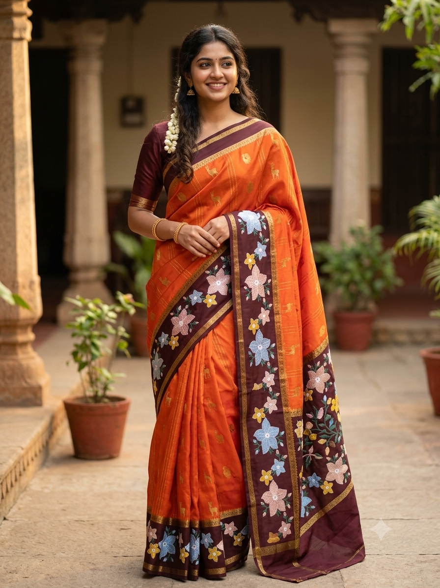 Pure Mysore Silk Saree.
