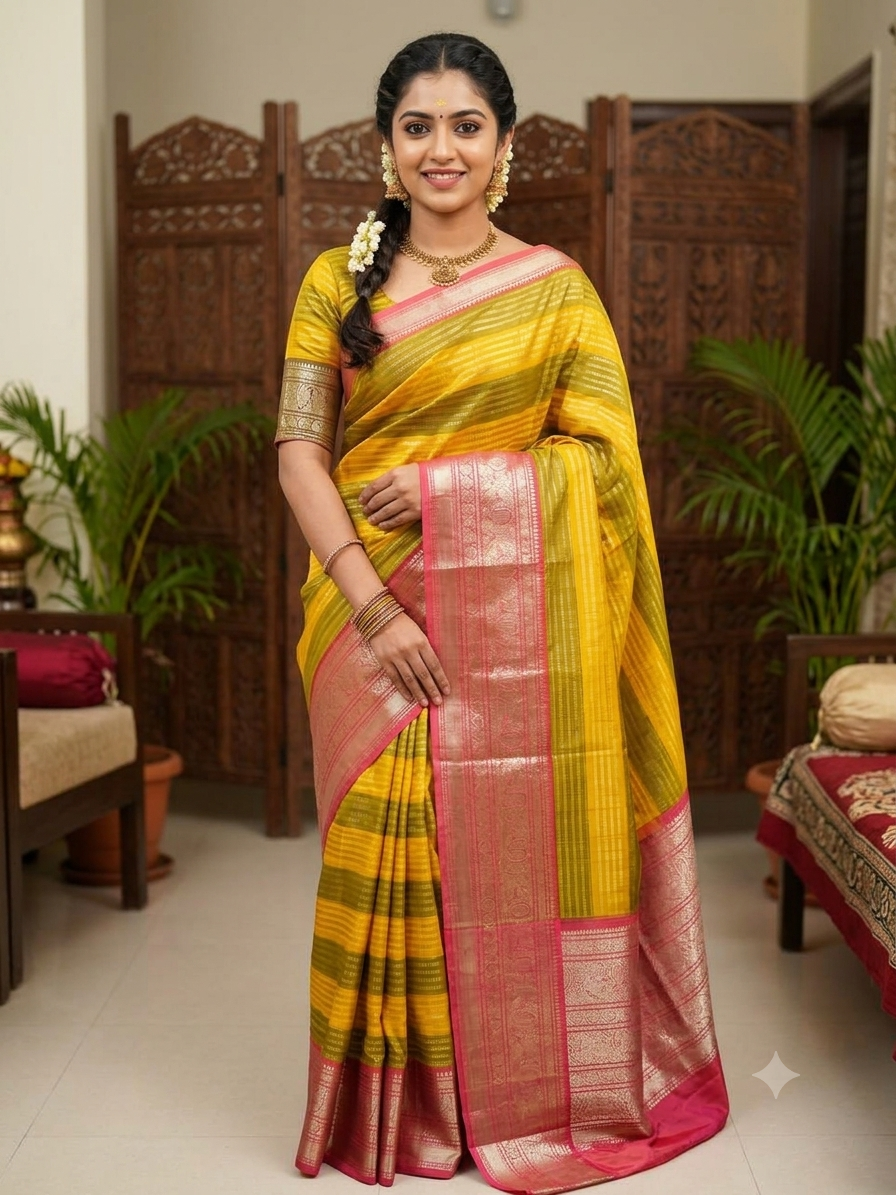 Pure Kanchipuram Silk Saree