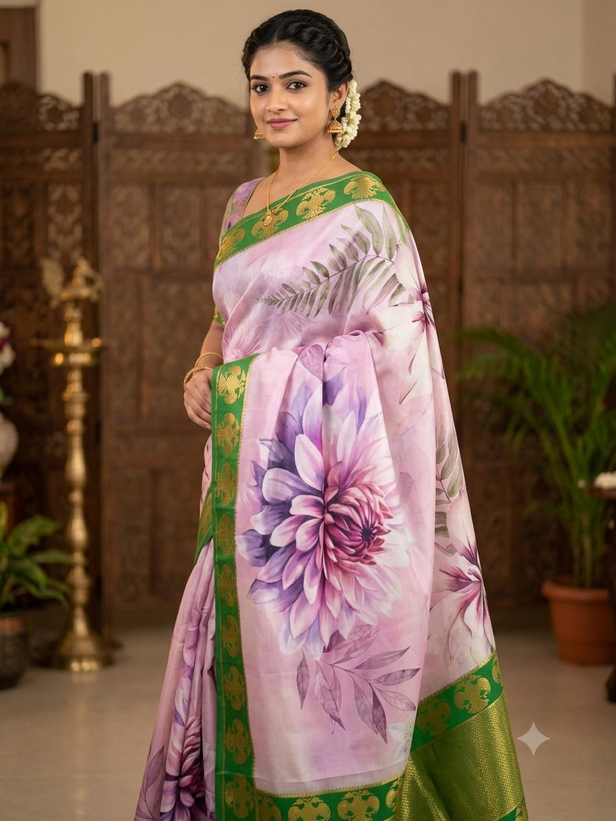 Pure Mysore Silk Saree.