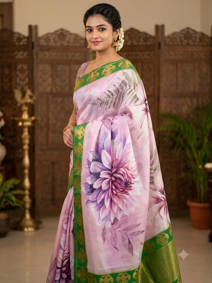 Pure Mysore Silk Saree.