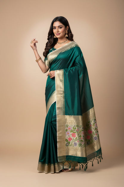 Artificial / Mix Crape Sarees