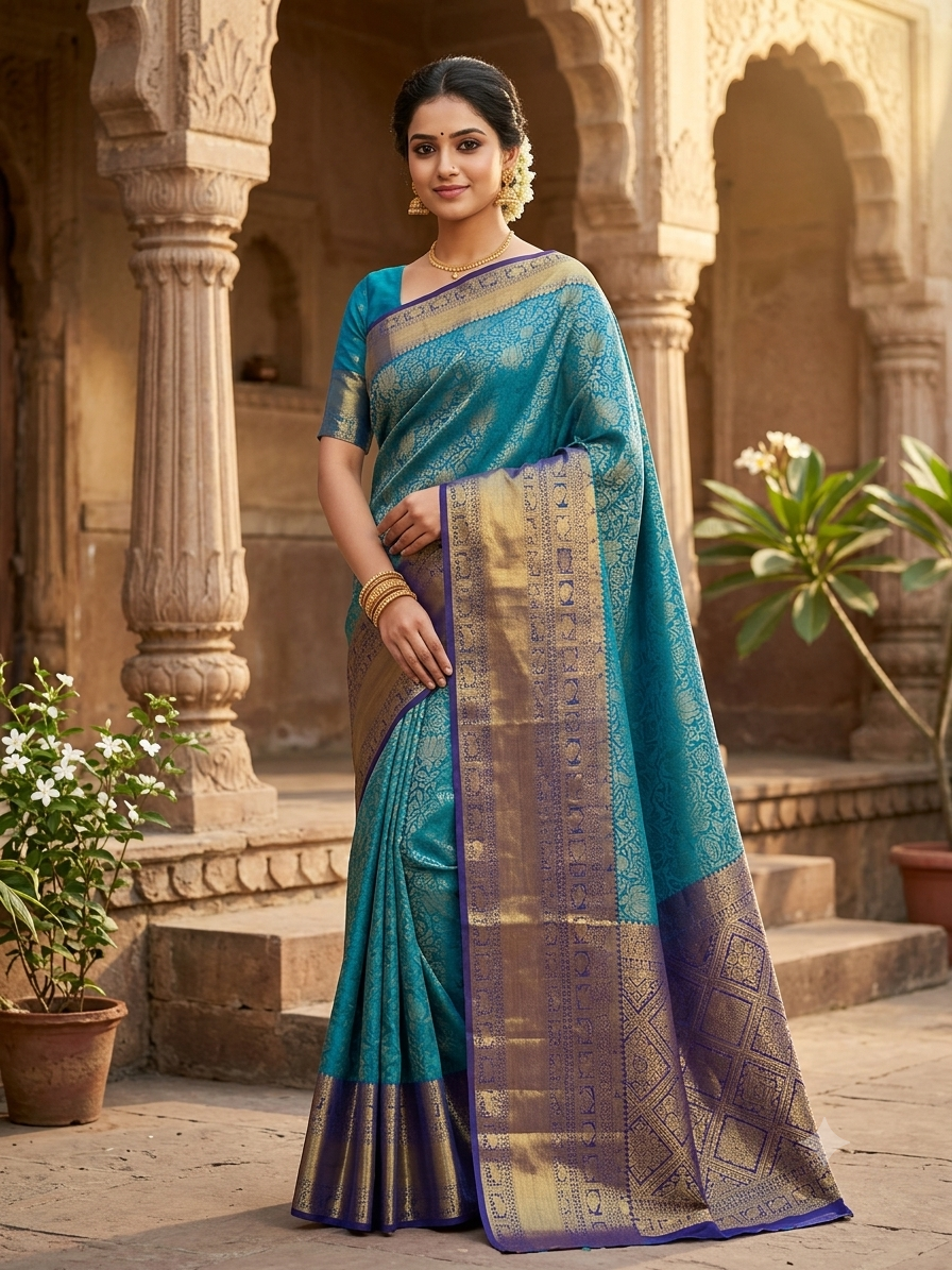 Pure Kanchipuram Silk Saree