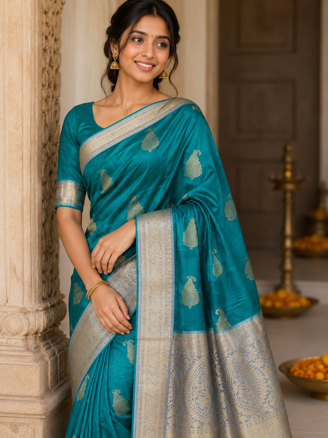 Pure Kanchipuram Silk Saree