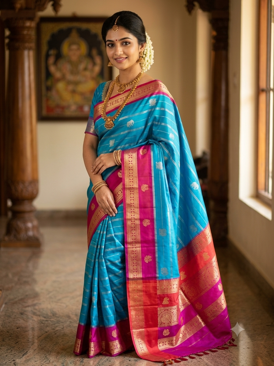 Pure Kanchipuram Silk Saree