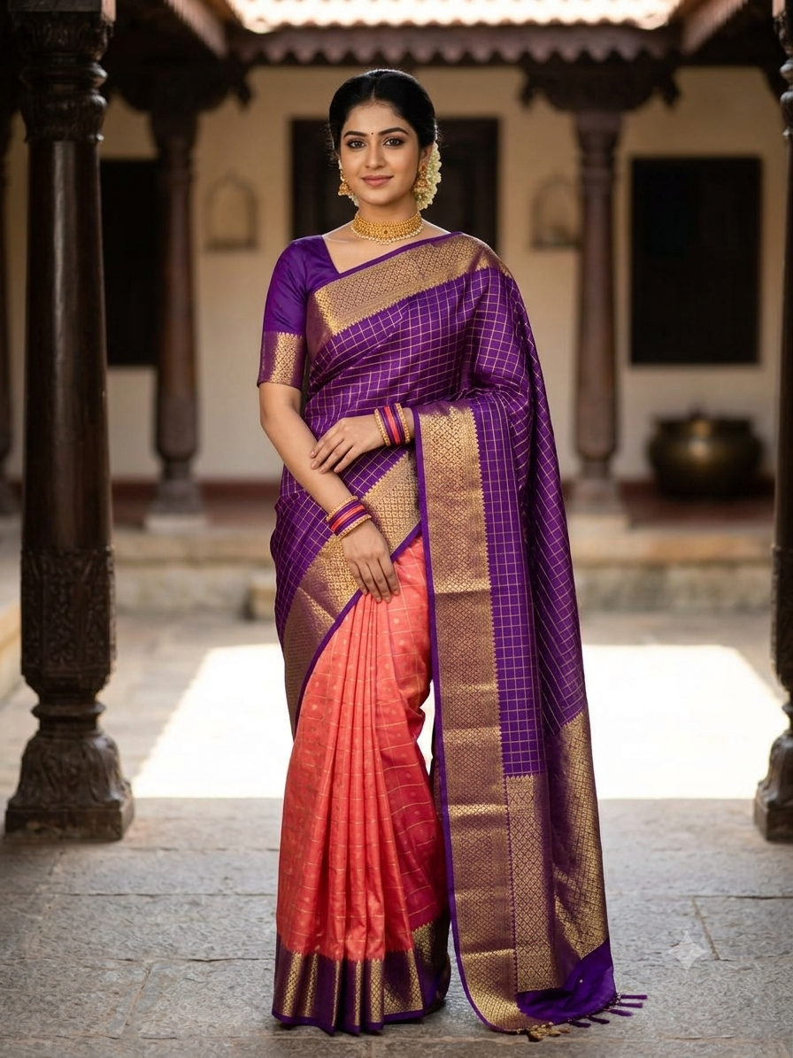 Pure Mysore Silk Saree.