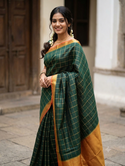 Pure Mysore Silk Saree.