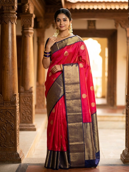 Kanchi Mix Silk Saree