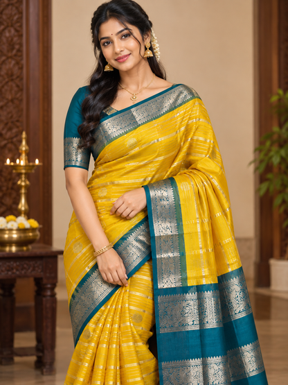 Pure Kanchipuram Silk Saree