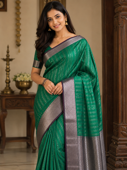 Kanchi Mix Silk Saree
