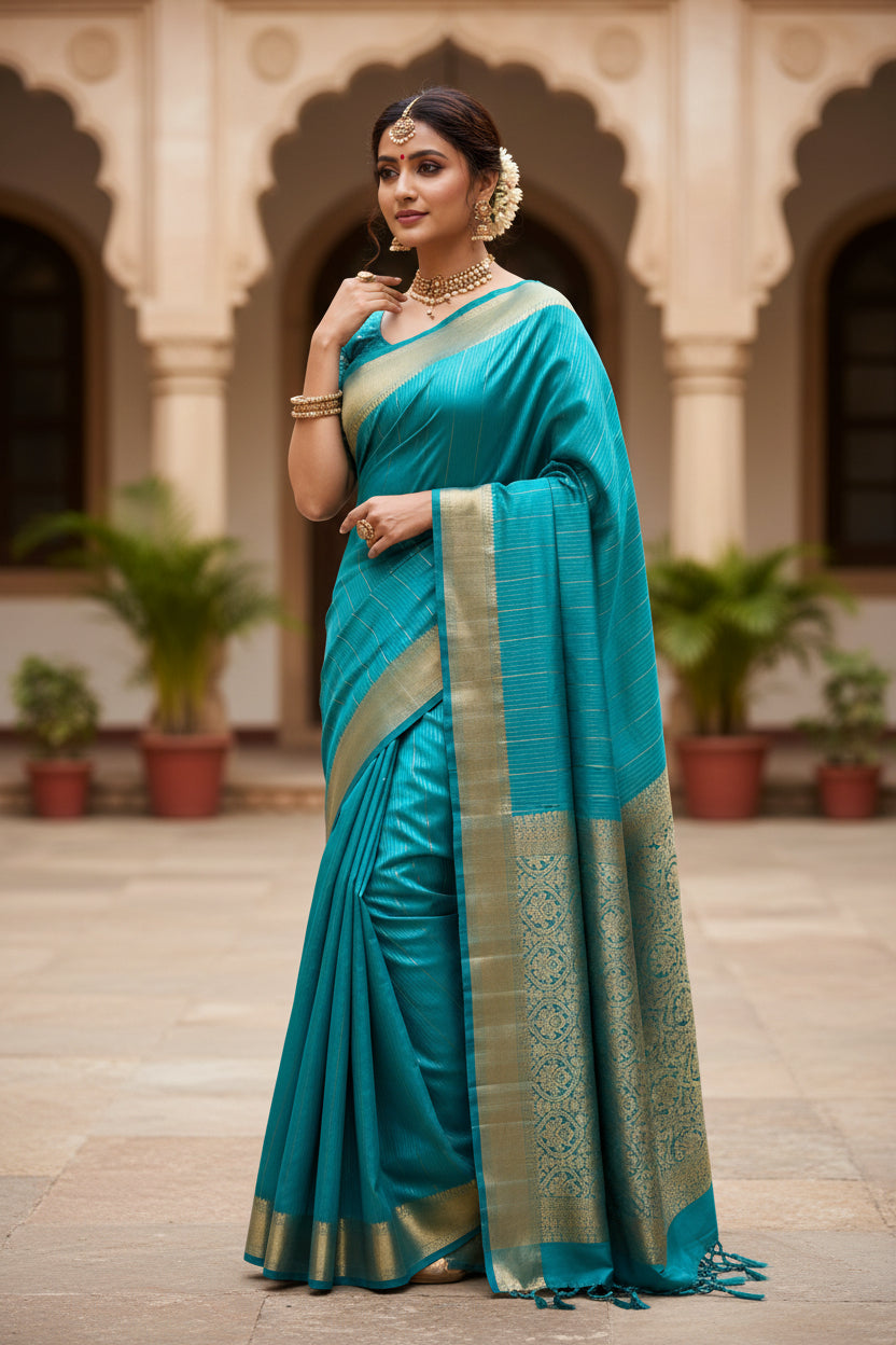 Pure Mysore Silk Saree ( 60 Grams )