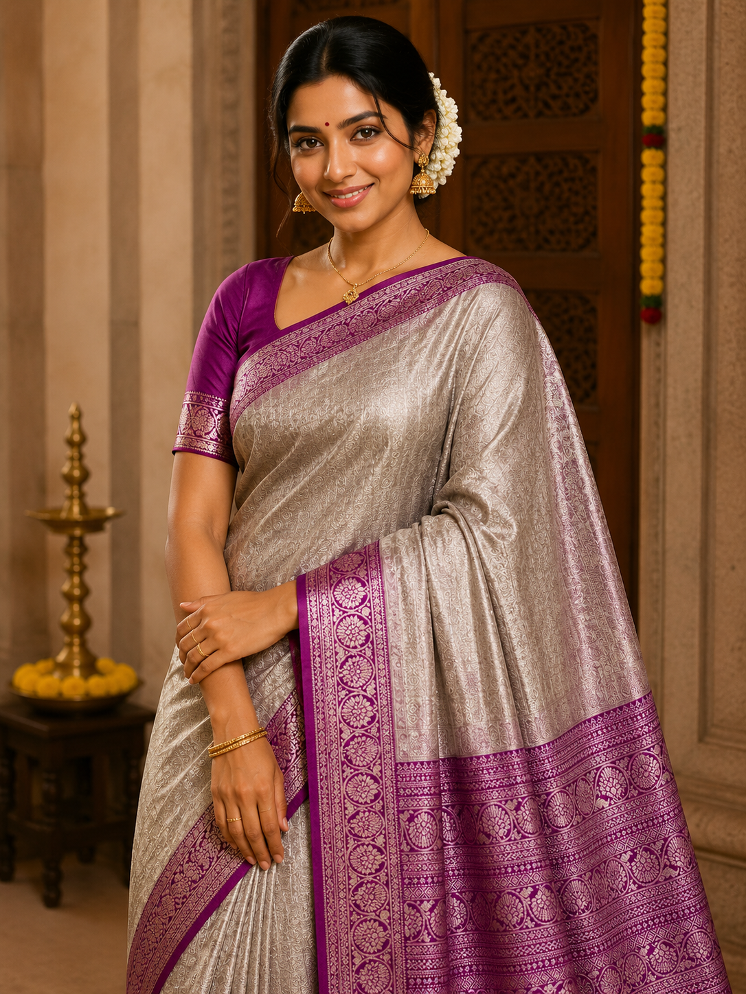 Pure Kanchipuram Silk Saree