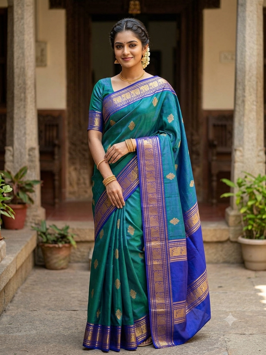 Pure Kanchipuram Silk Saree