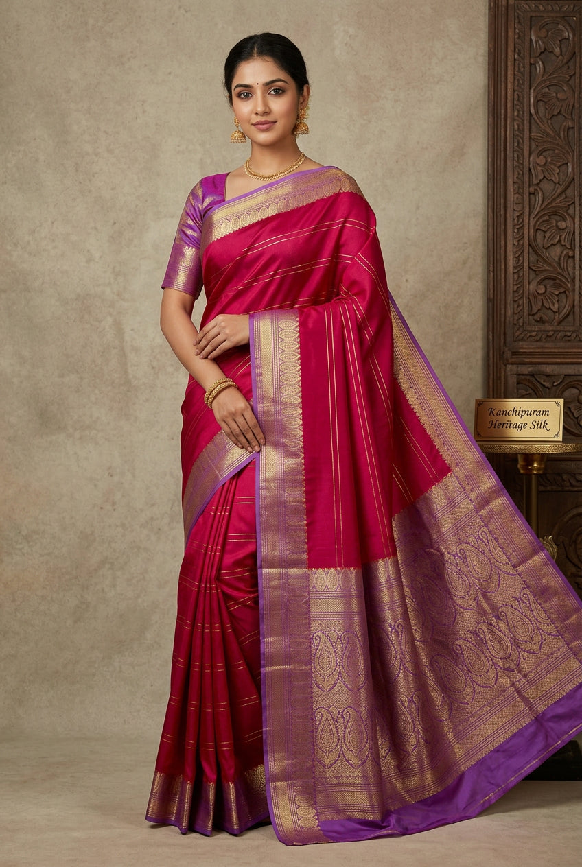 Pure Mysore Silk Saree.