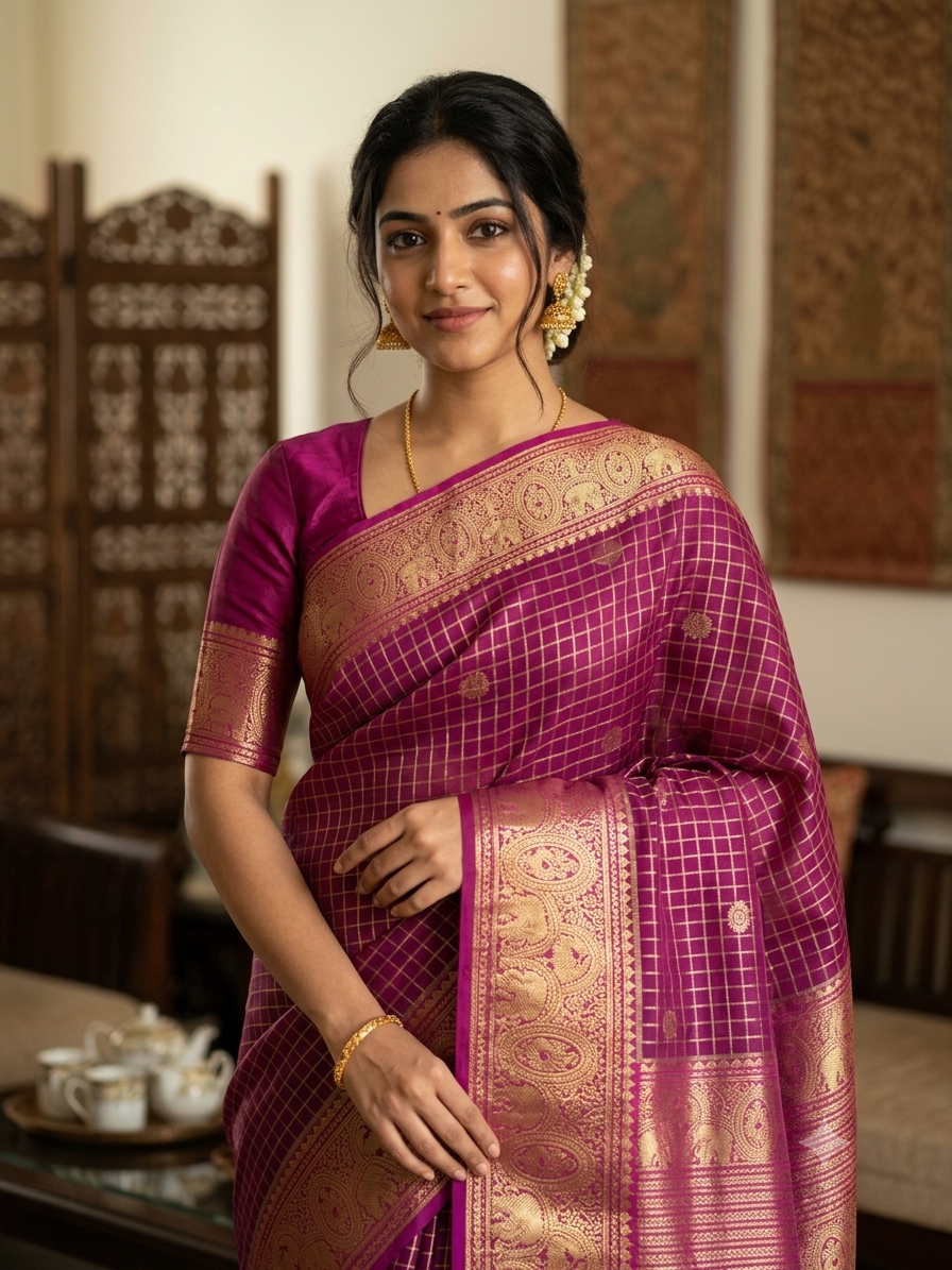 Pure Kanchipuram Silk Saree