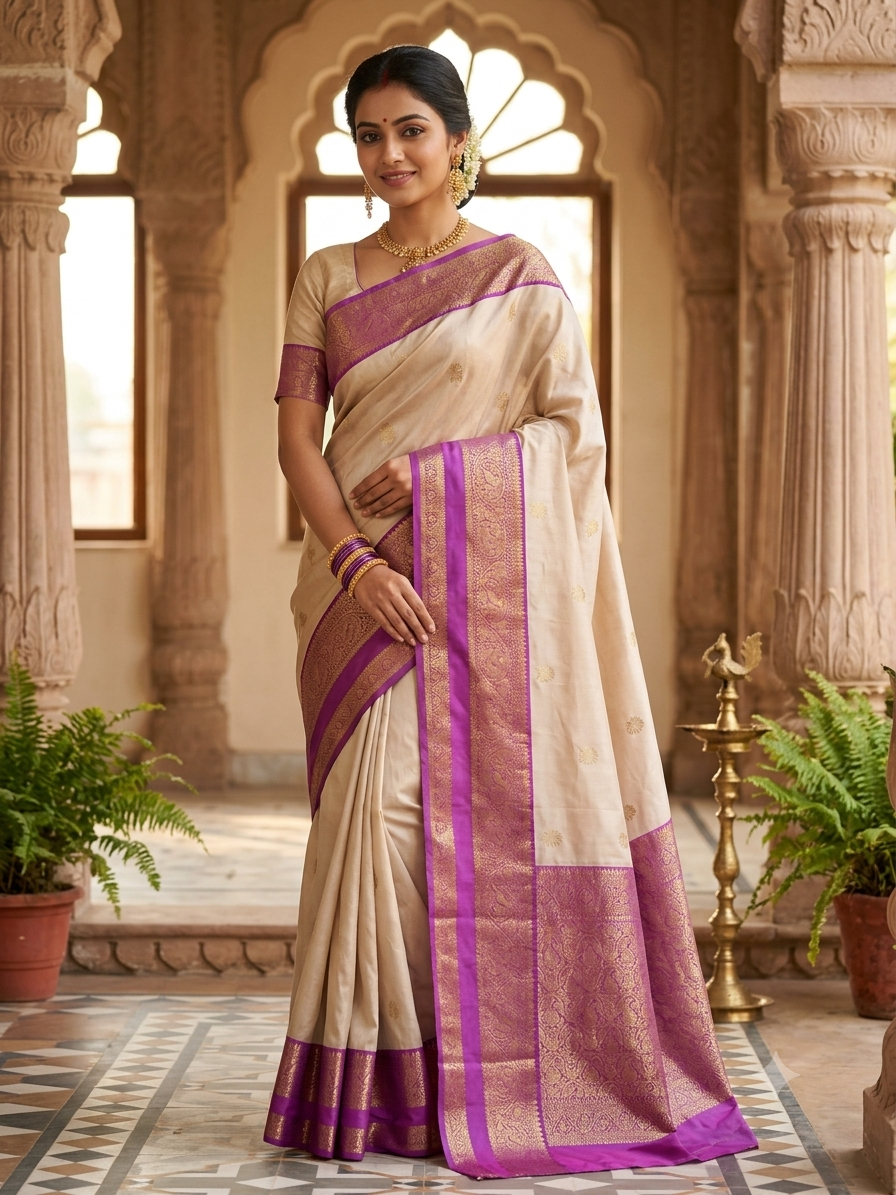 Kanchi Mix Silk Saree