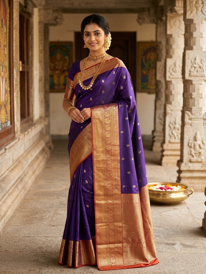Kanchi Mix Silk Saree