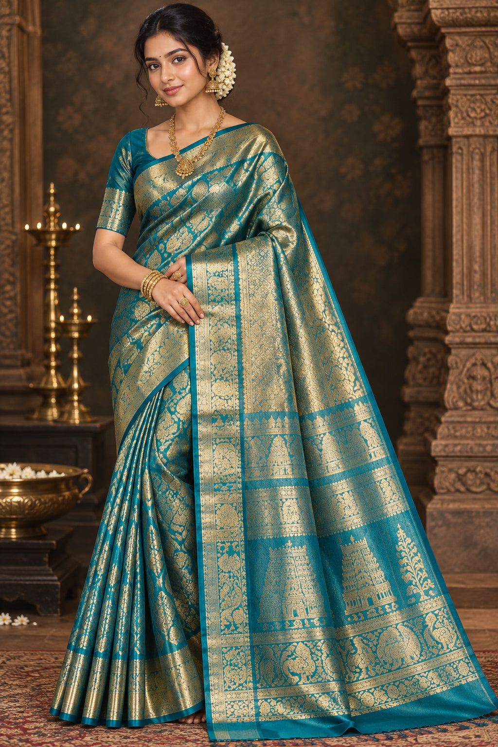 Pure Kanchipuram Silk Saree