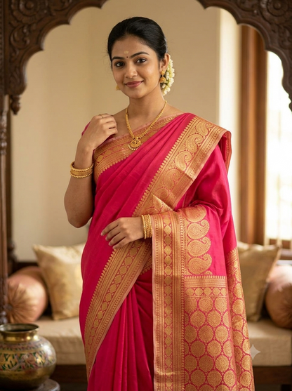 Pure Mysore Silk Saree.